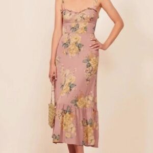 Reformation Nikita Midi Dress Size 10